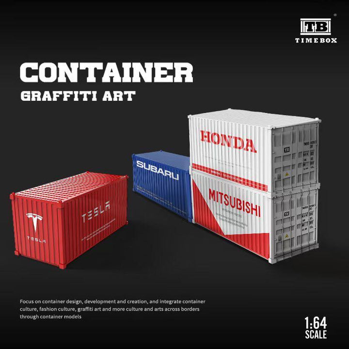 TimeBox 1:64 20 Foot Container Tesla