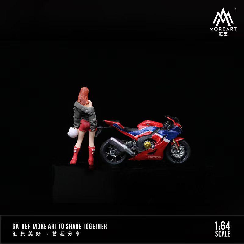 [Preorder] MoreArt 1:64 Motorcycle Cool Girl Doll Set