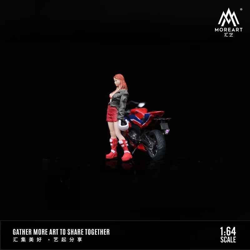 [Preorder] MoreArt 1:64 Motorcycle Cool Girl Doll Set
