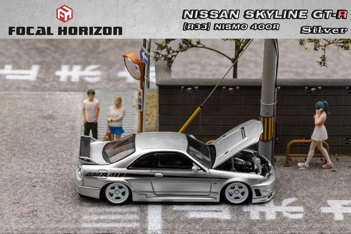 [Preorder] Focal Horizon 1:64 Nissan Skyline GTR R33 Nismo 400R Silver
