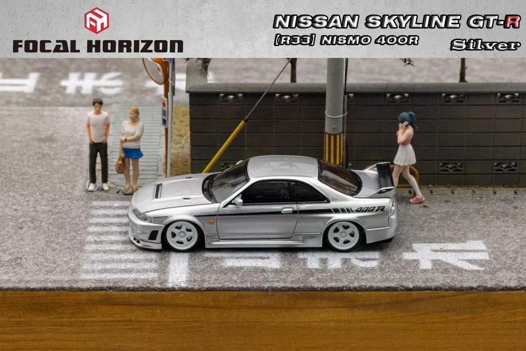 [Preorder] Focal Horizon 1:64 Nissan Skyline GTR R33 Nismo 400R Silver