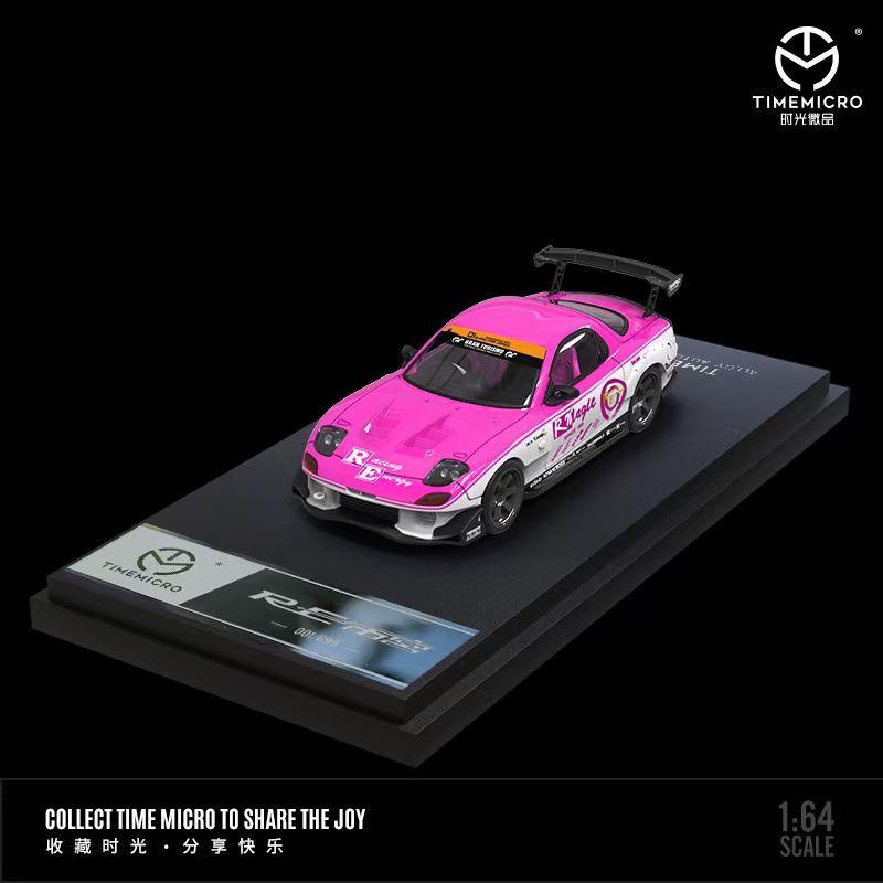 TimeMicro 1:64 Mazda RX-7 RE Amemiya Pink TM644707 – Horizon Diecast