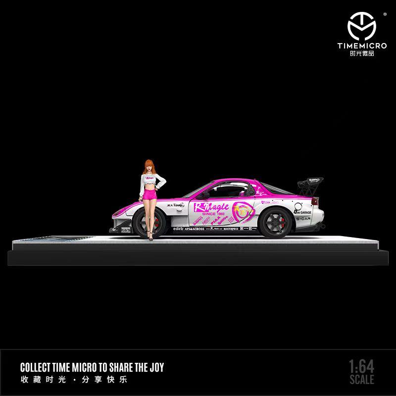 TimeMicro 1:64 Mazda RX-7 RE Amemiya Pink