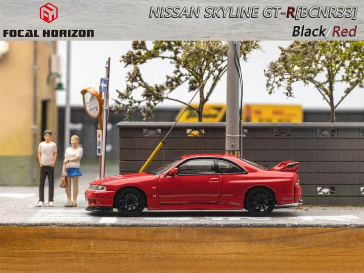 Focal Horizon 1:64 Nissan Skyline GT-R R33 BCNR33 Red