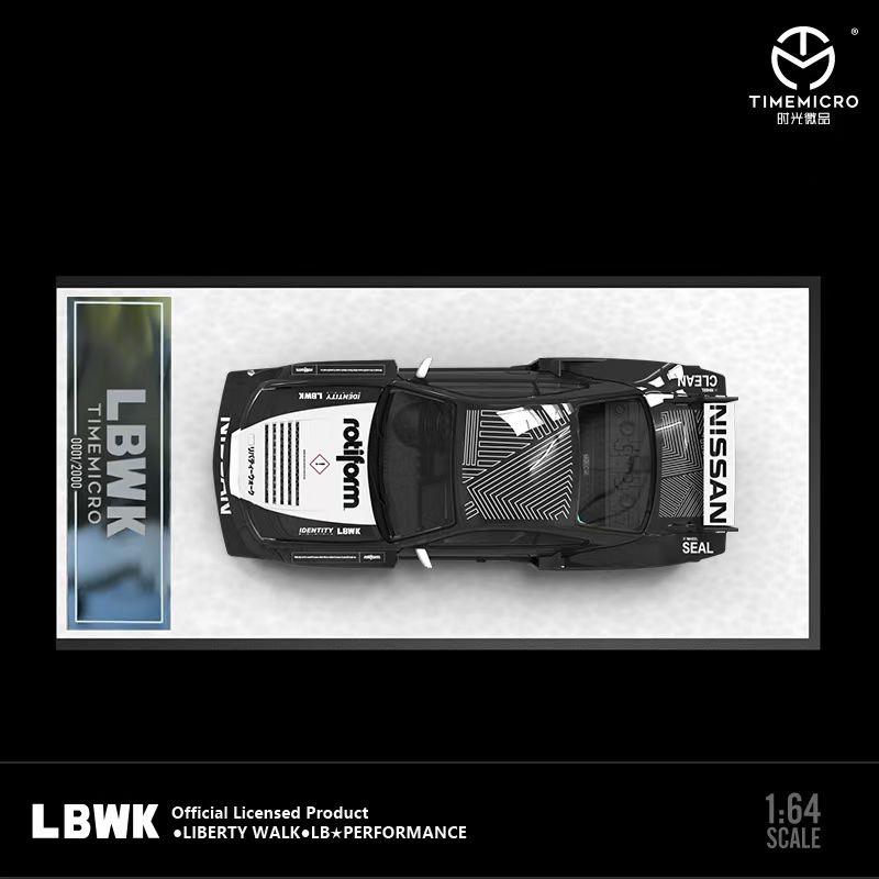 [Preorder] TimeMicro 1:64 Nissan Silvia S15 LBWK Black