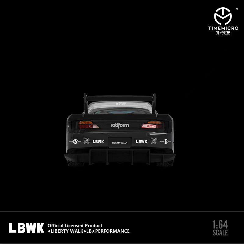 [Preorder] TimeMicro 1:64 Nissan Silvia S15 LBWK Black