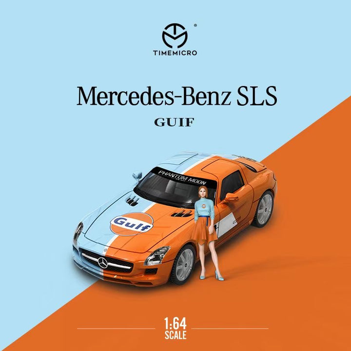 TimeMicro 1:64 Mercedes-Benz SLS Gulf (2 Versions) TM643320/TM643320-1