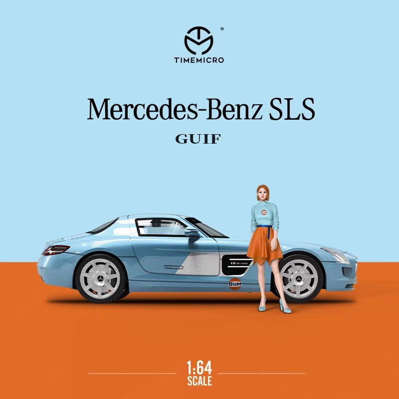 TimeMicro 1:64 Mercedes-Benz SLS Gulf (2 Versions) TM643320/TM643320-1