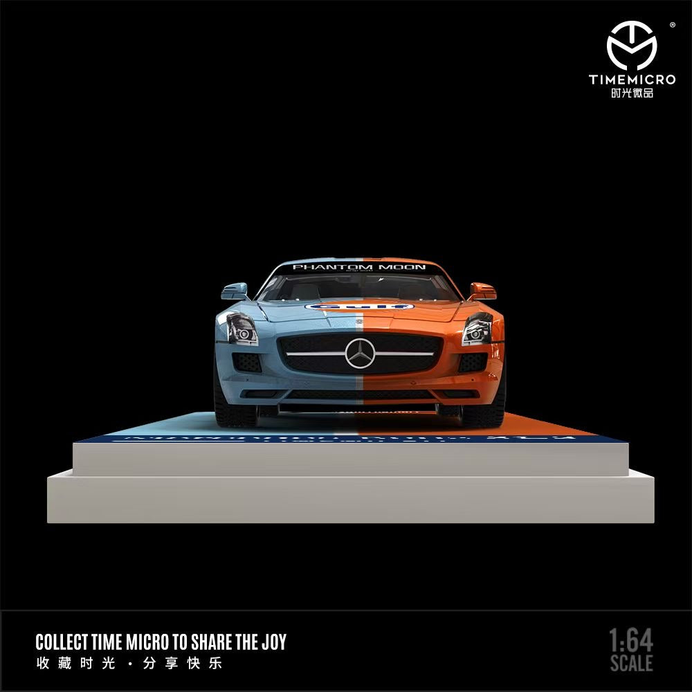 TimeMicro 1:64 Mercedes-Benz SLS Gulf (2 Versions) TM643320/TM643320-1