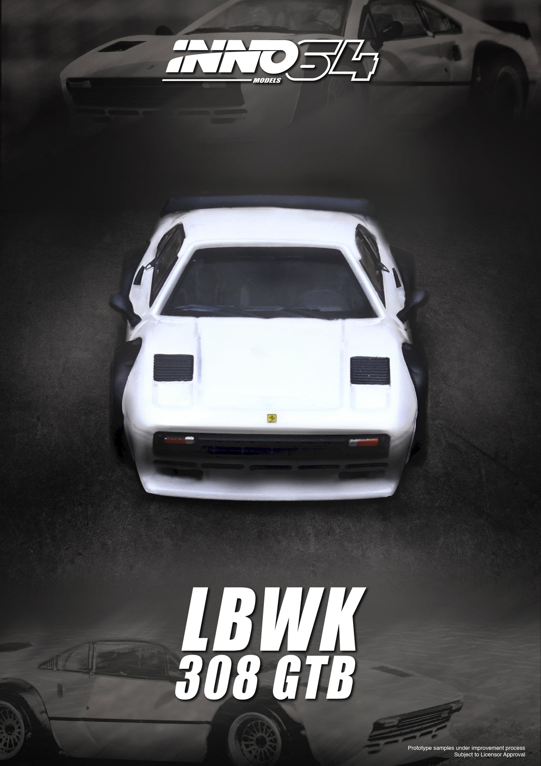 [Preorder] Inno64 1:64 LBWK Ferrari 308 GTB White