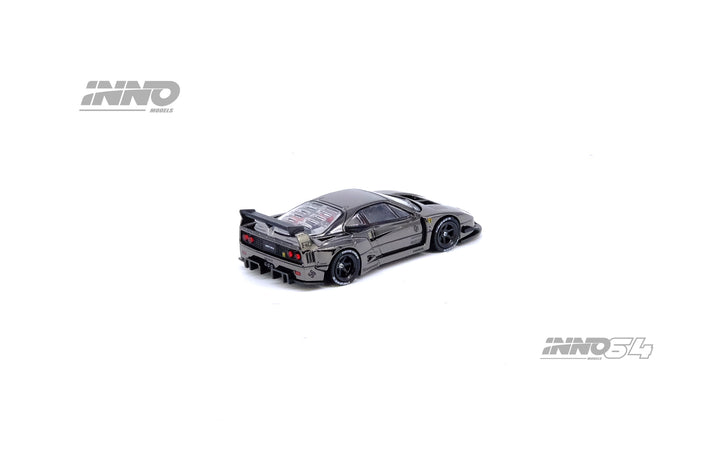 [Preorder] Inno64 1:64 LBWK Ferrari F40 Chrome Black (Random Chase Car Included)