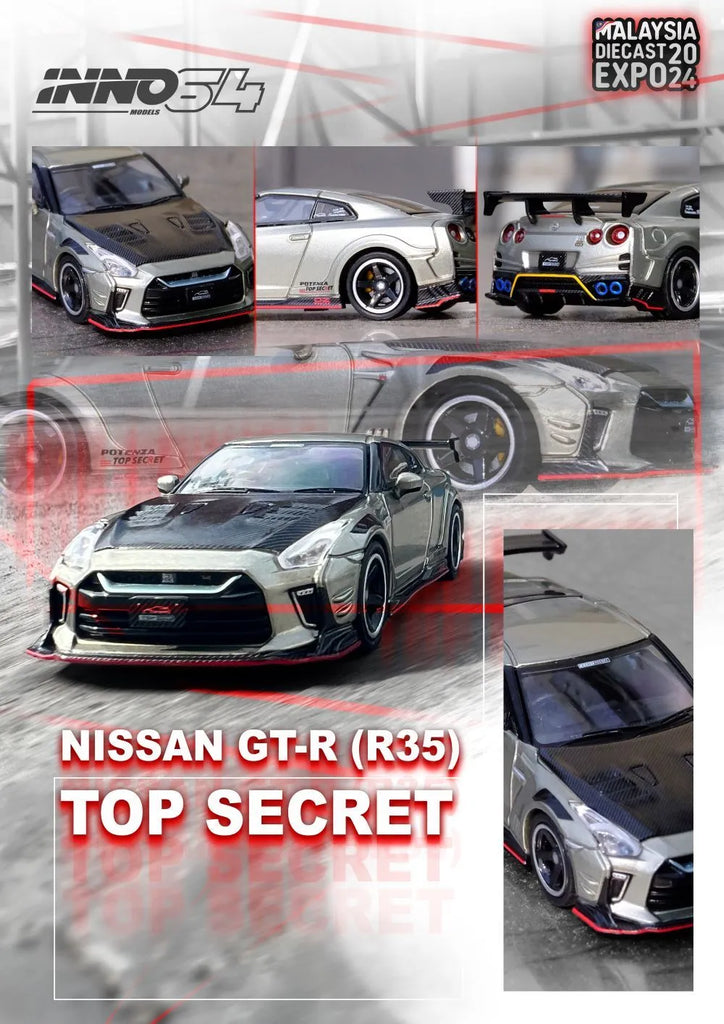ミニカー Inno Models 1/64 TOPSECRET R35 MALAYSIA IN64-R35TS-MDX24_1024x1024.