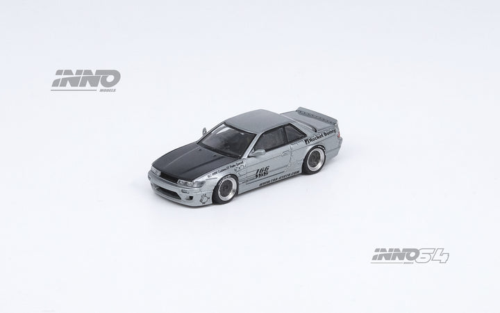 Inno64 1:64 Nissan Silvia (S13) V1 PANDEM ROCKET BUNNY Silver IN64-S13V1-SIL