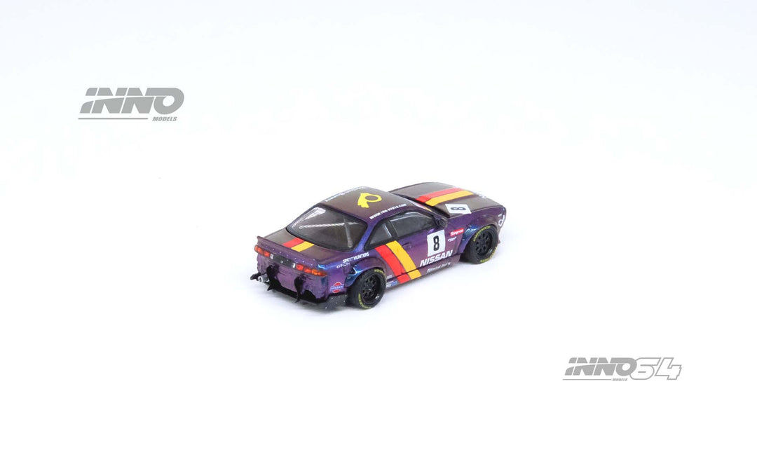 [Preorder] Inno64 1:64 NISSAN SILVIA (S14) BOSS "ROCKET BUNNY" Purple