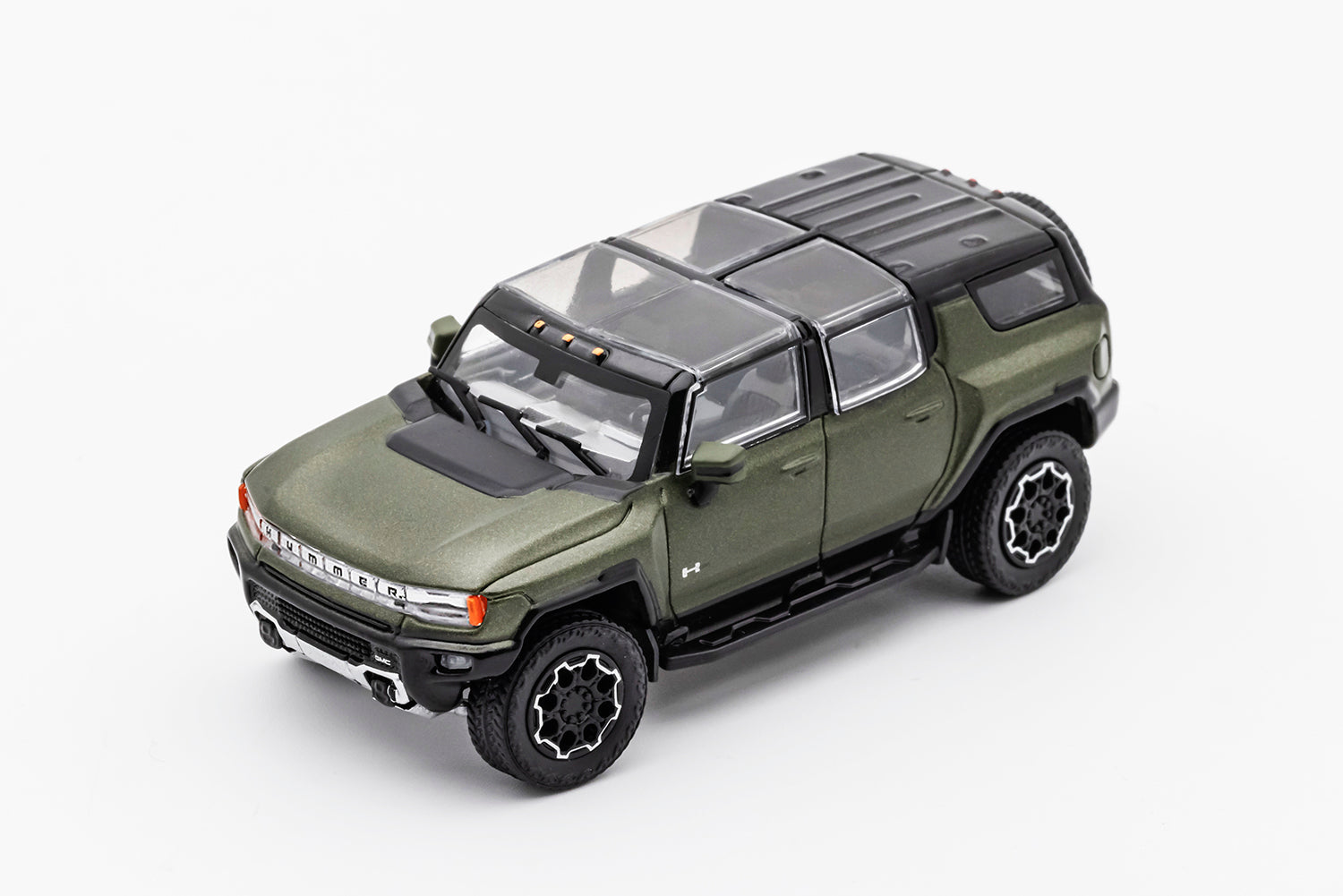 GCD 1:64 GMC Hummer EV SUV 2023 Green KS-049-359 – Horizon Diecast
