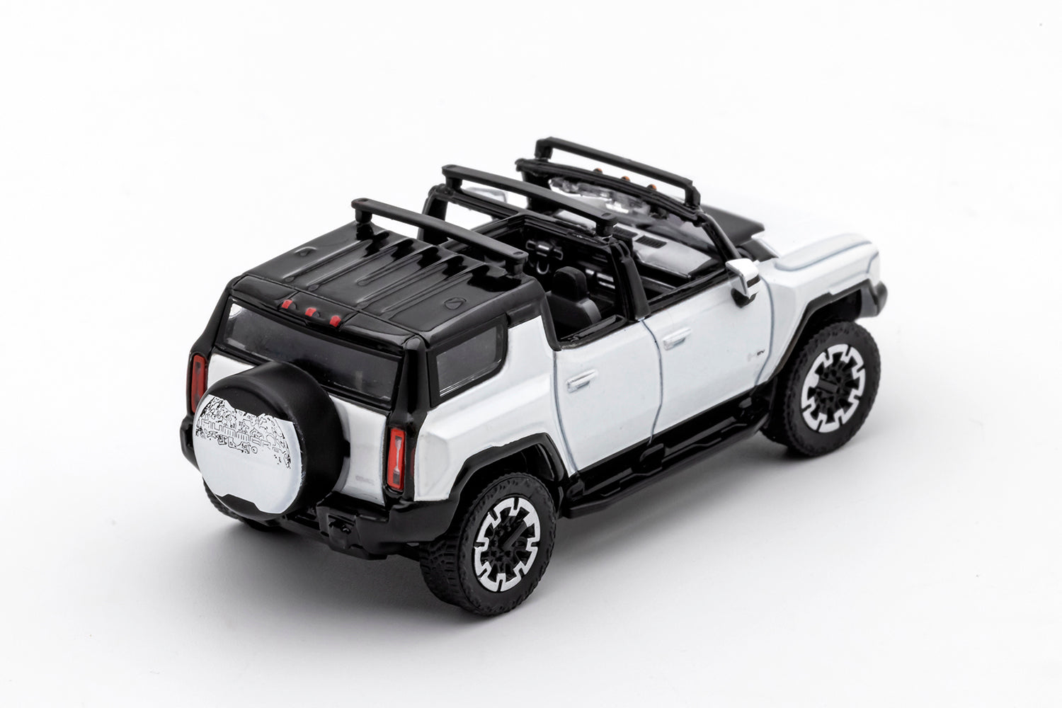 GCD 1:64 GMC Hummer EV SUV 2023 White – Horizon Diecast