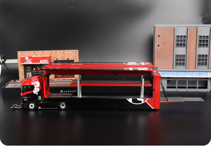 Maxwell 1:64 Scania S730 V8 Gull Wing Transporter- Alfa Romeo F1