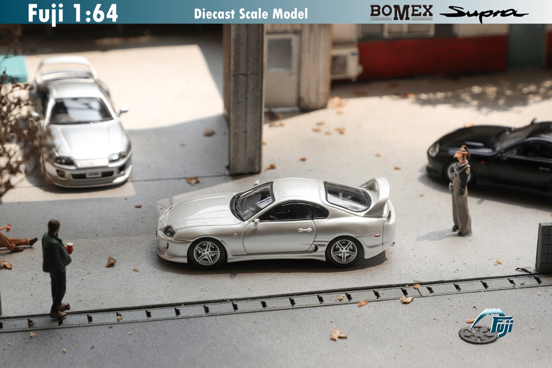 Fuji 1:64 Toyota Supra RZ Mk4 A80 (JZA80) Bomex V1 White