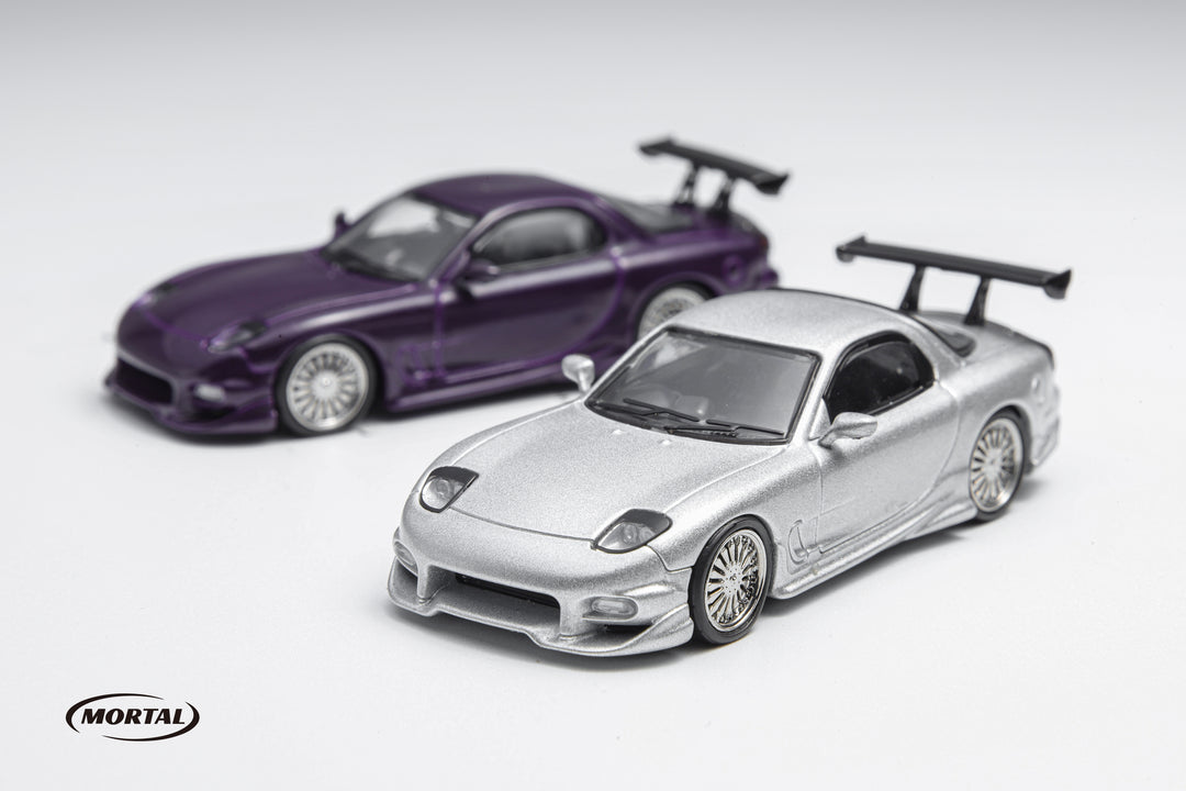 [Preorder] Mortal 1:64 Mazda RX-7 Veilside- Silver