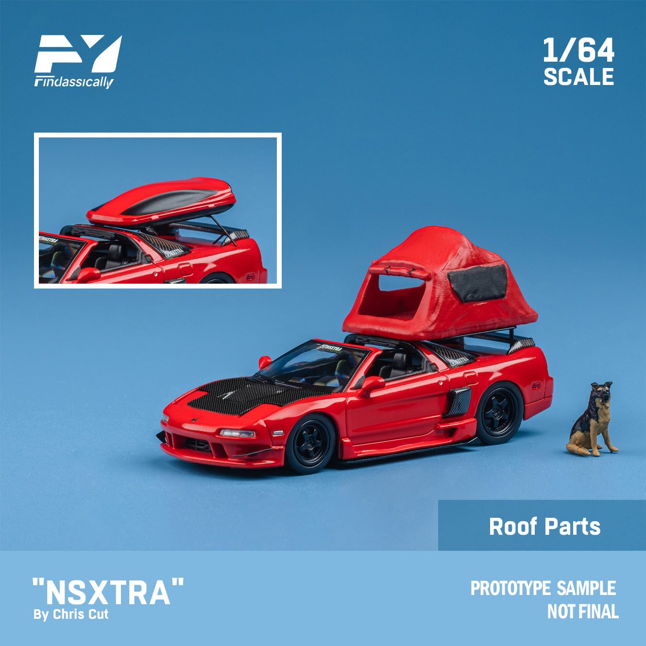 Finclassically 1:64 Acura NSX TRA – Horizon Diecast