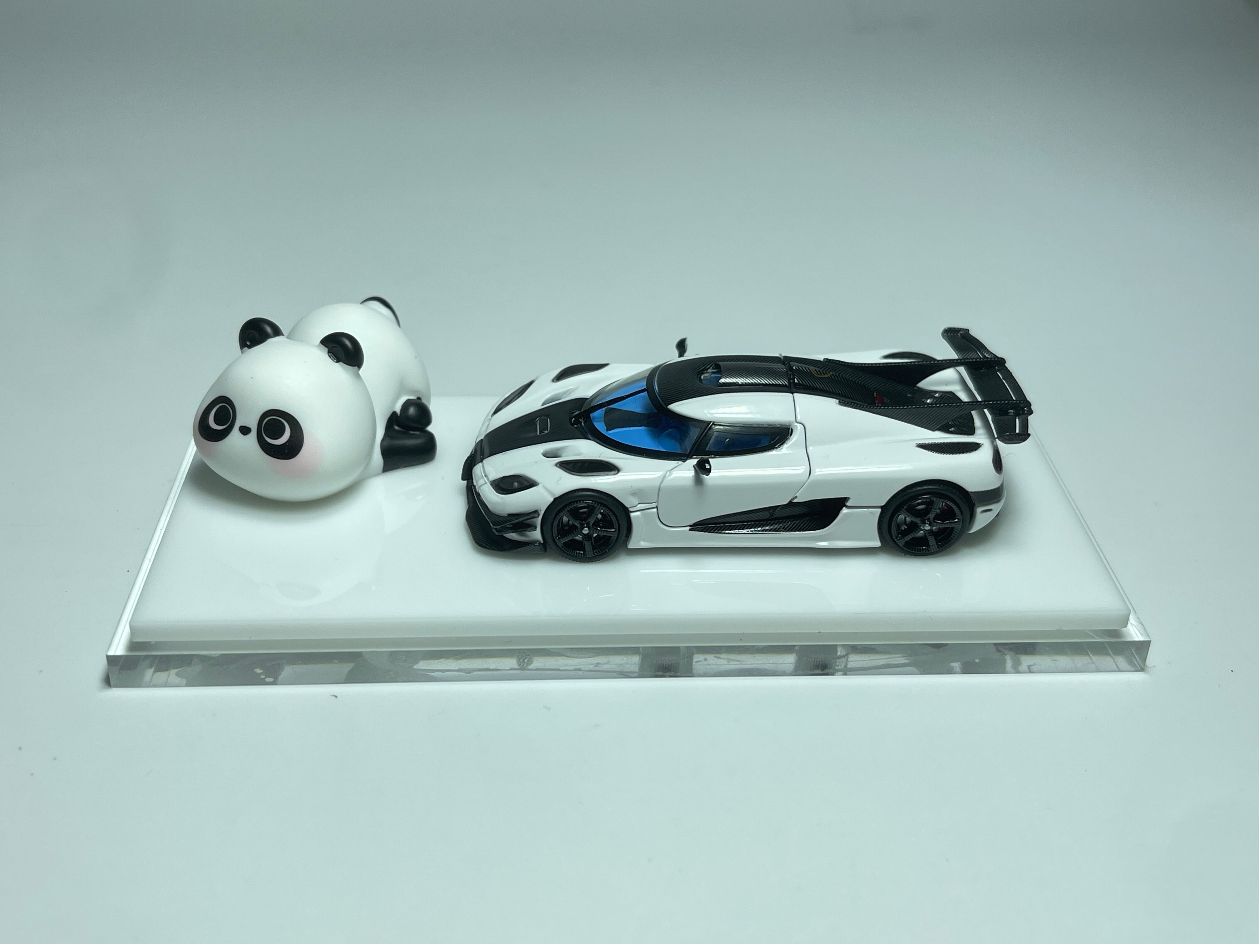 オブジェ Fine works 1:64 Koenigsegg Panda Limited Edition – Horizon Diecast