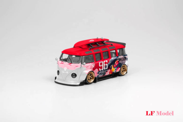 [Preorder] LF Model 1:64 Volkswagen T1 Van Kombi wide body Akiba livery #96