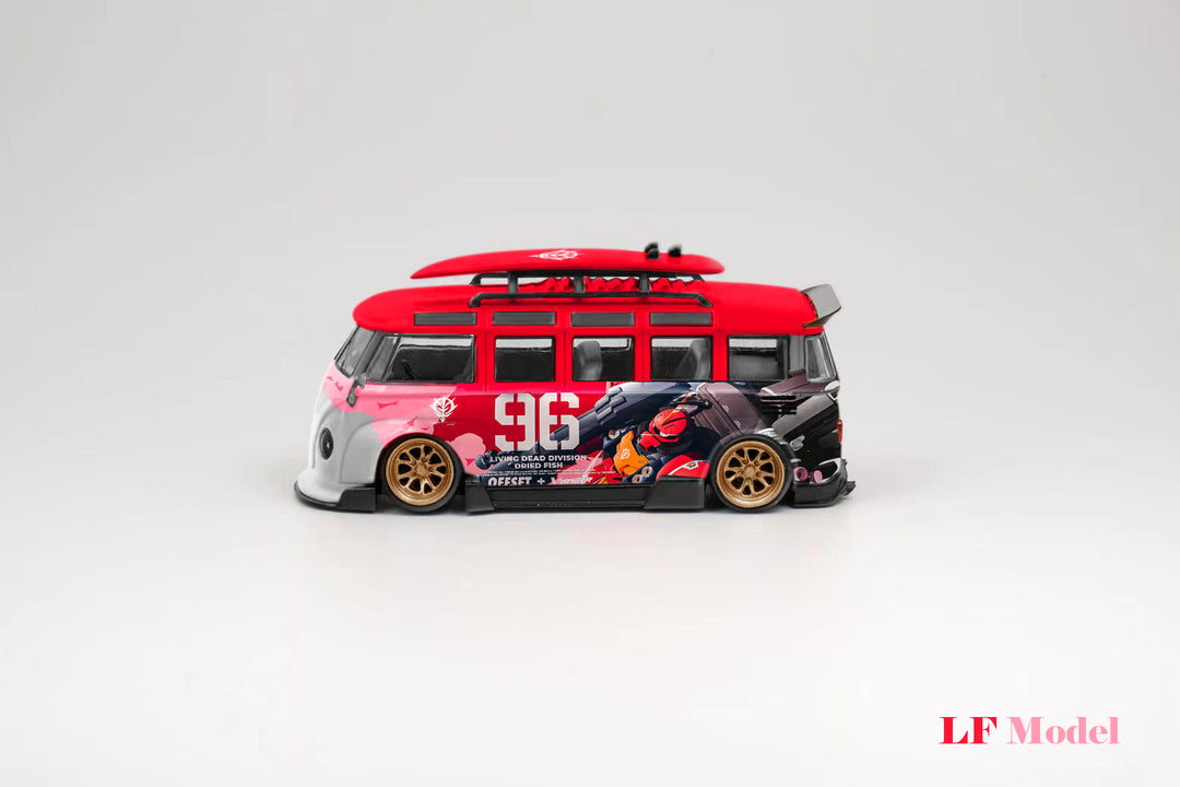 [Preorder] LF Model 1:64 Volkswagen T1 Van Kombi wide body Akiba livery #96