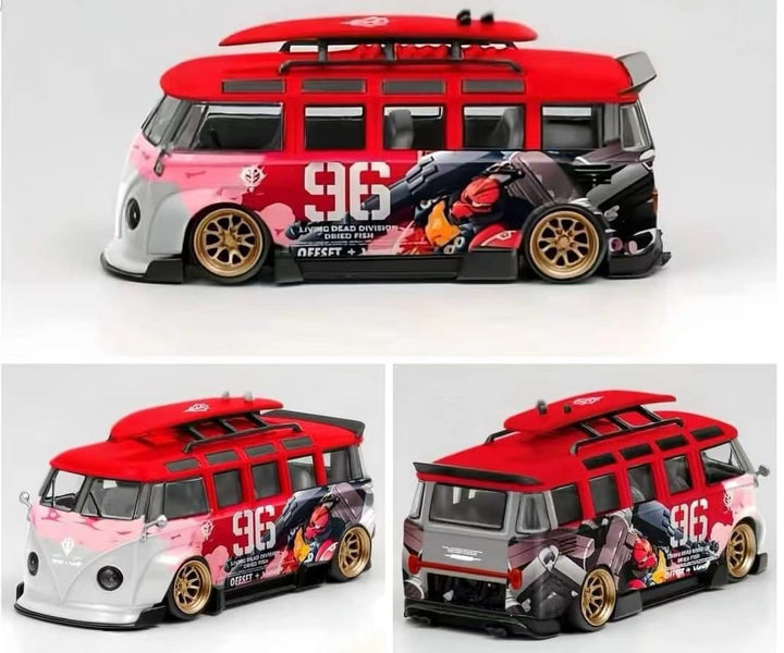 [Preorder] LF Model 1:64 Volkswagen T1 Van Kombi wide body Akiba livery #96