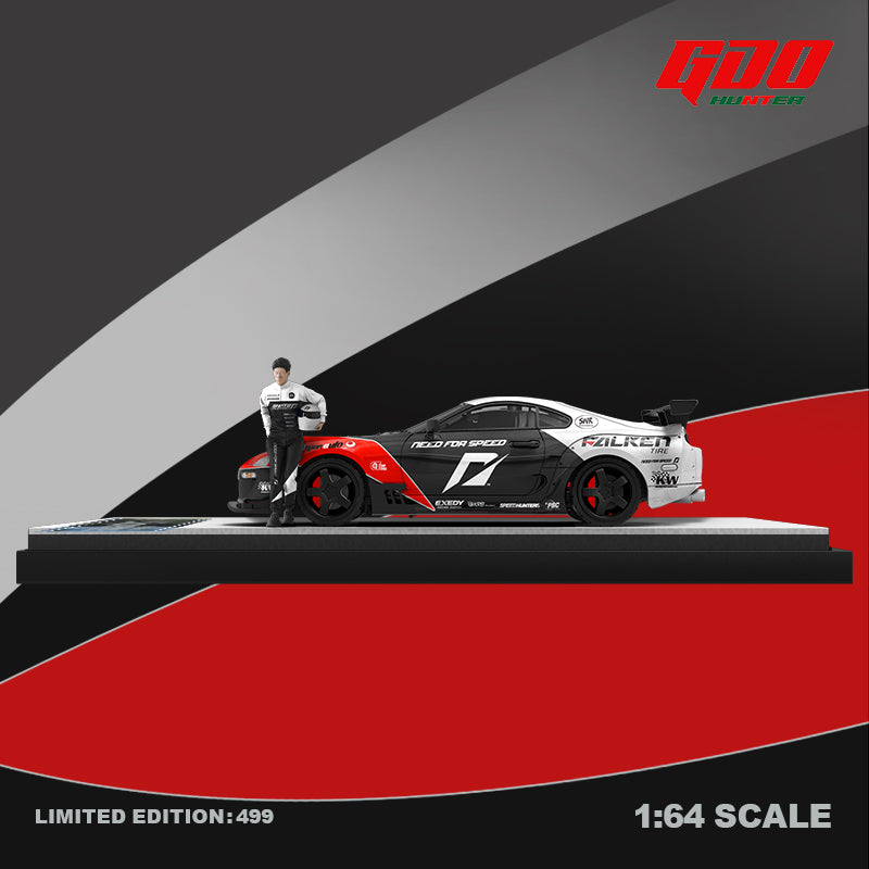 [Preorder] GDO Hunter x TM 1:64 Toyota SUPRA A80Z Need for Speed DRIFT
