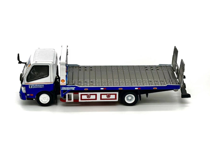 Unique Model 1:64 Hino 300 Dutro trailer Rothmans livery