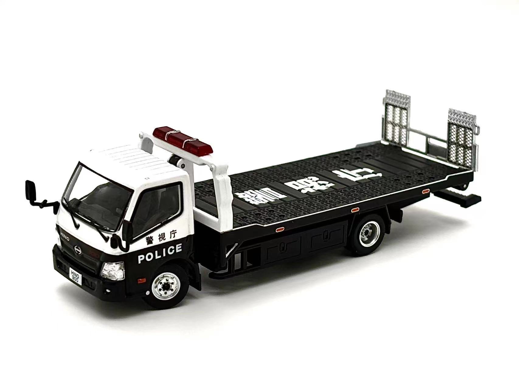 Unique Model 1:64 Hino 300 Dutro trailer Police – Horizon Diecast