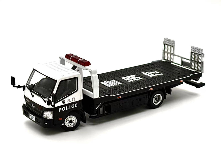 Unique Model 1:64 Hino 300 Dutro trailer Police