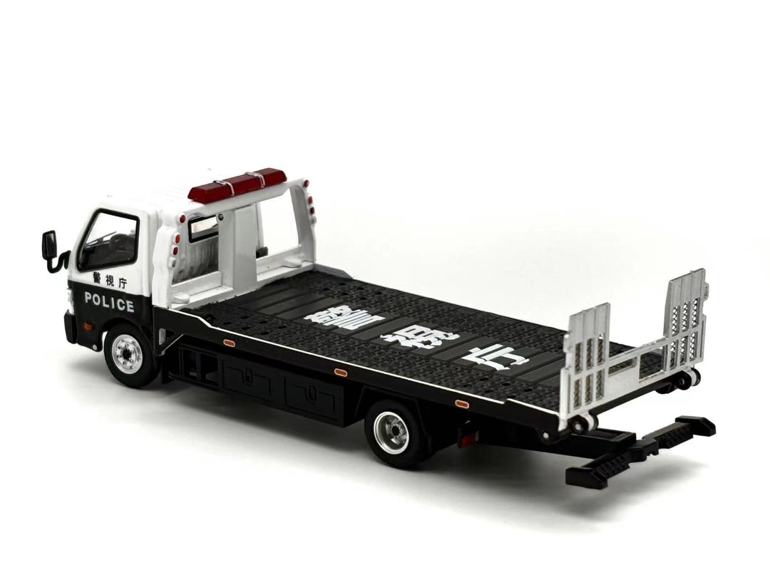 Unique Model 1:64 Hino 300 Dutro trailer Police