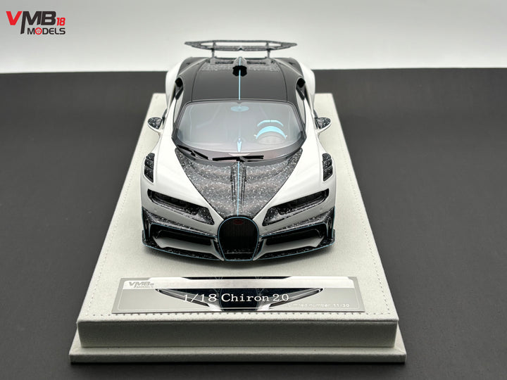 [Preorder] VMB 1:18 Bugatti Chiron Luminous Blue