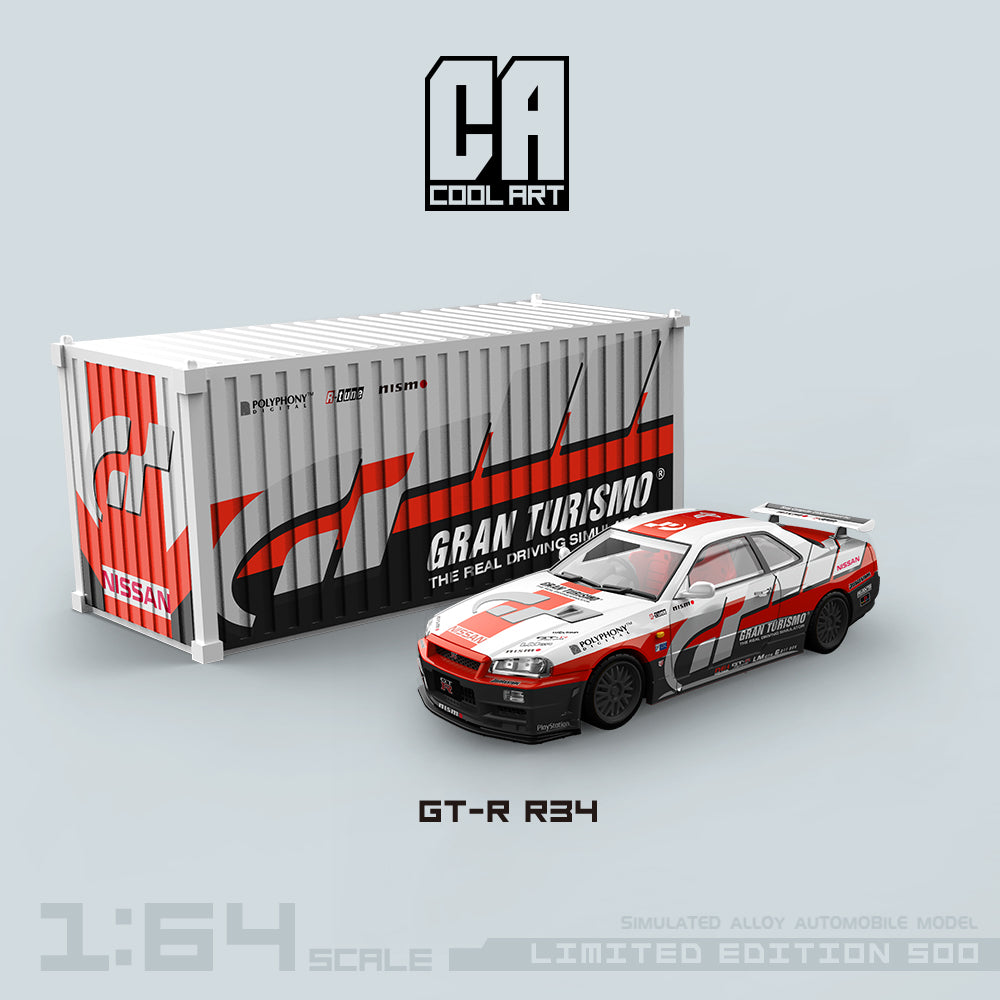 COOL ART 1:64 Nissan Skyline GT-R R34 Gran Turismo (3 Versions