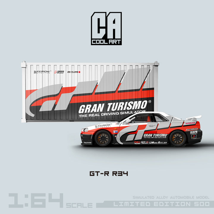 [Preorder] COOL ART 1:64 Nissan Skyline GT-R R34 Gran Turismo (3 Versions)