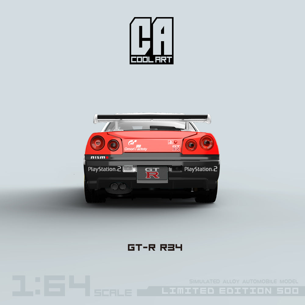 [Preorder] COOL ART 1:64 Nissan Skyline GT-R R34 Gran Turismo (3 Versions)