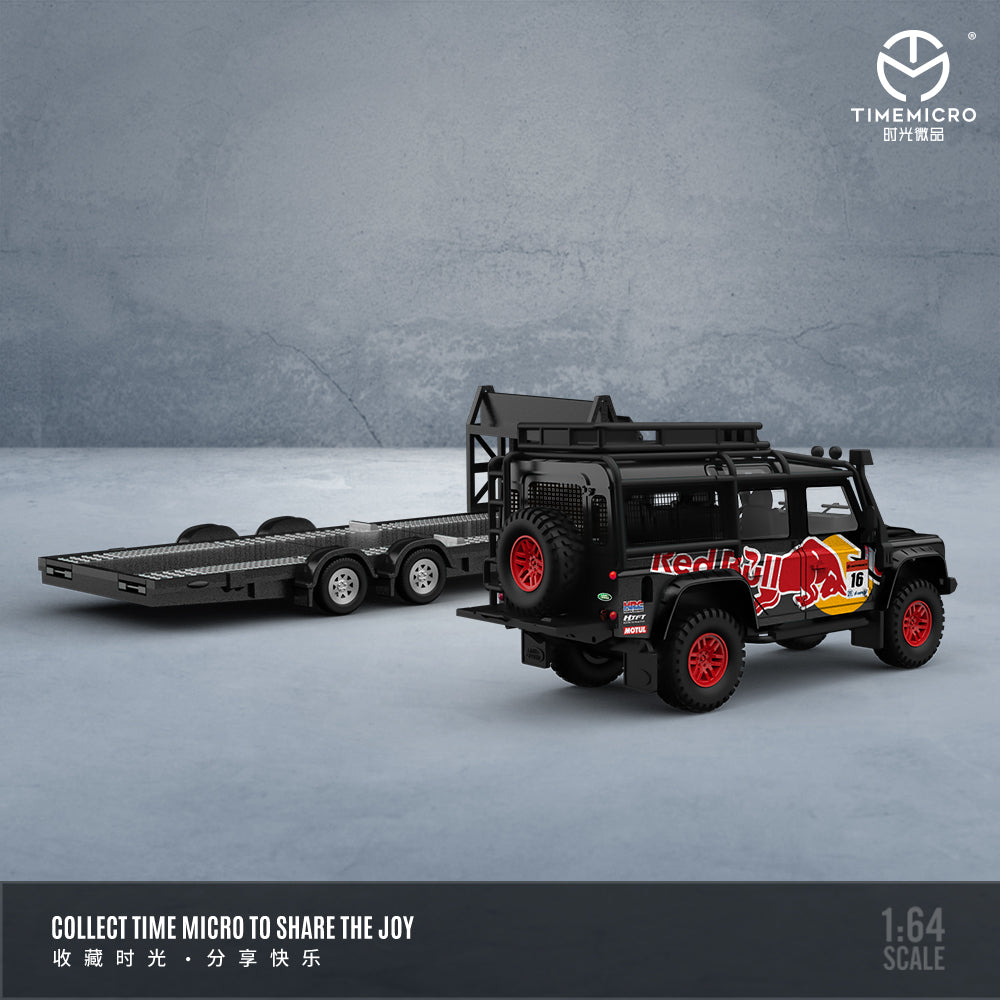 [Preorder] Time Micro 1:64 Land Rover Defender Red Bull (2 Versions)