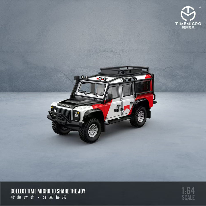 [Preorder] Time Micro 1:64 Land Rover Defender Marlboro (2 Versions)