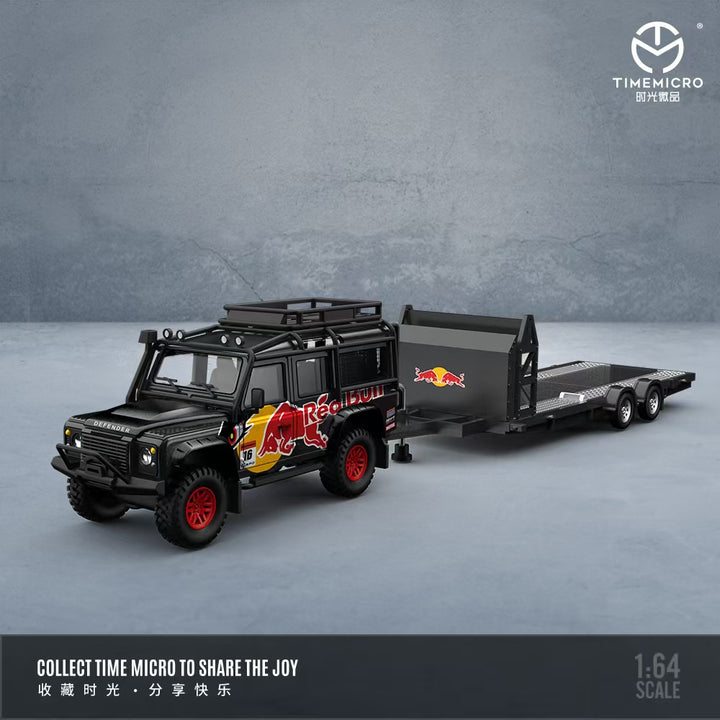 [Preorder] Time Micro 1:64 Land Rover Defender Red Bull (2 Versions)