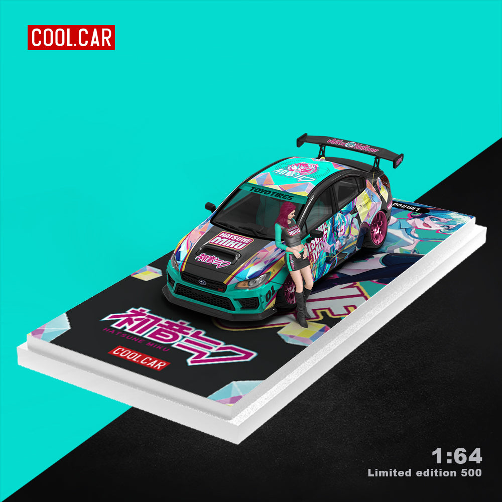 [Preorder] Cool Car 1:64 Subaru WRX-STI Hatsune Miku livery (2 Version)