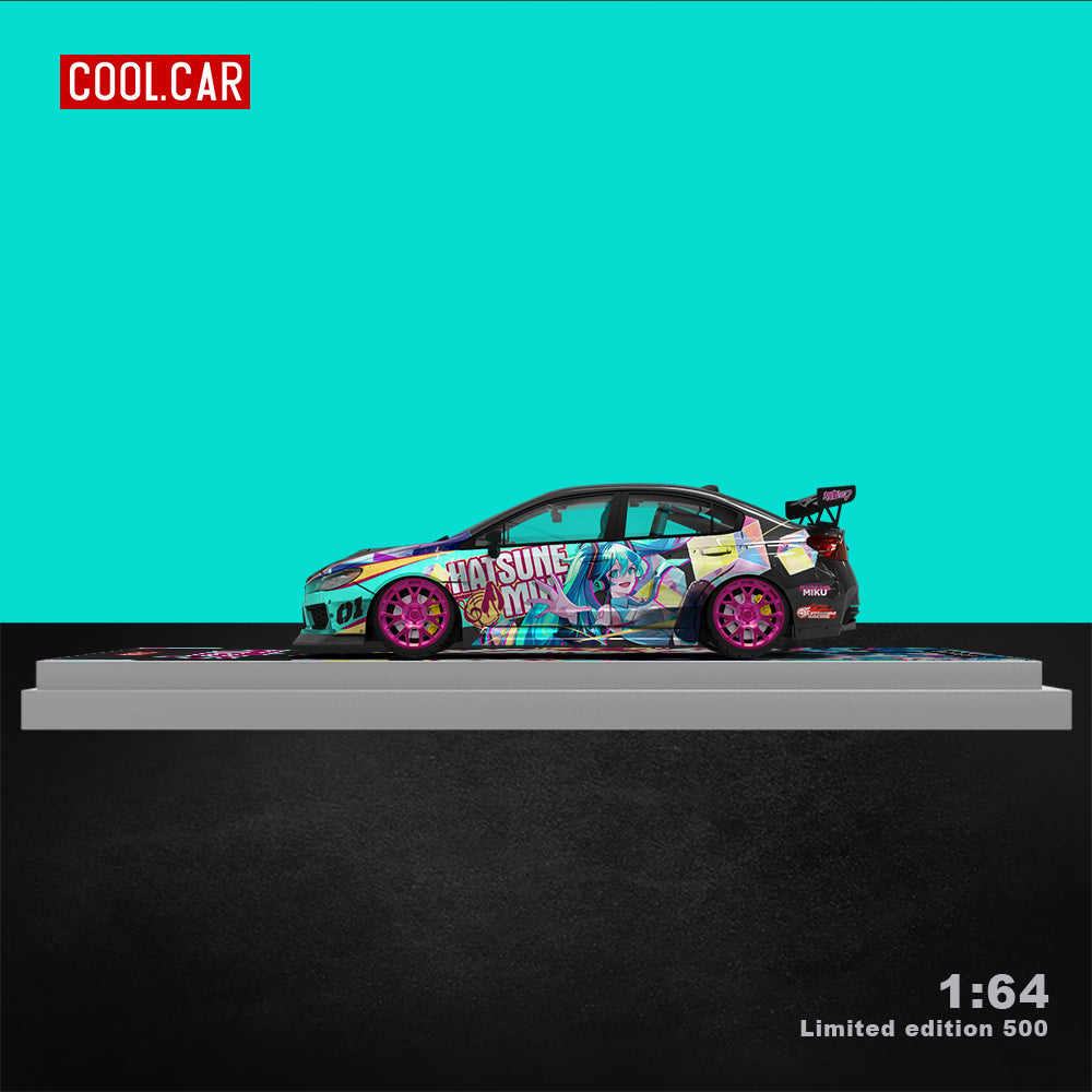 [Preorder] Cool Car 1:64 Subaru WRX-STI Hatsune Miku livery (2 Version)