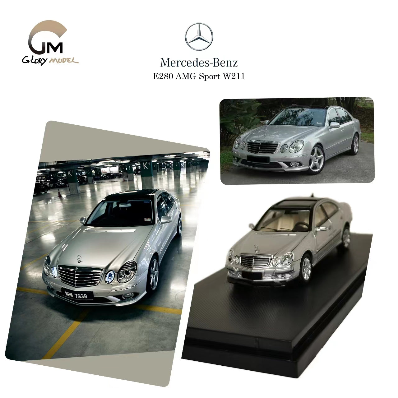 Glory Model 1:64 Mercedes-Benz E280 AMG sport W211 (2 Colors