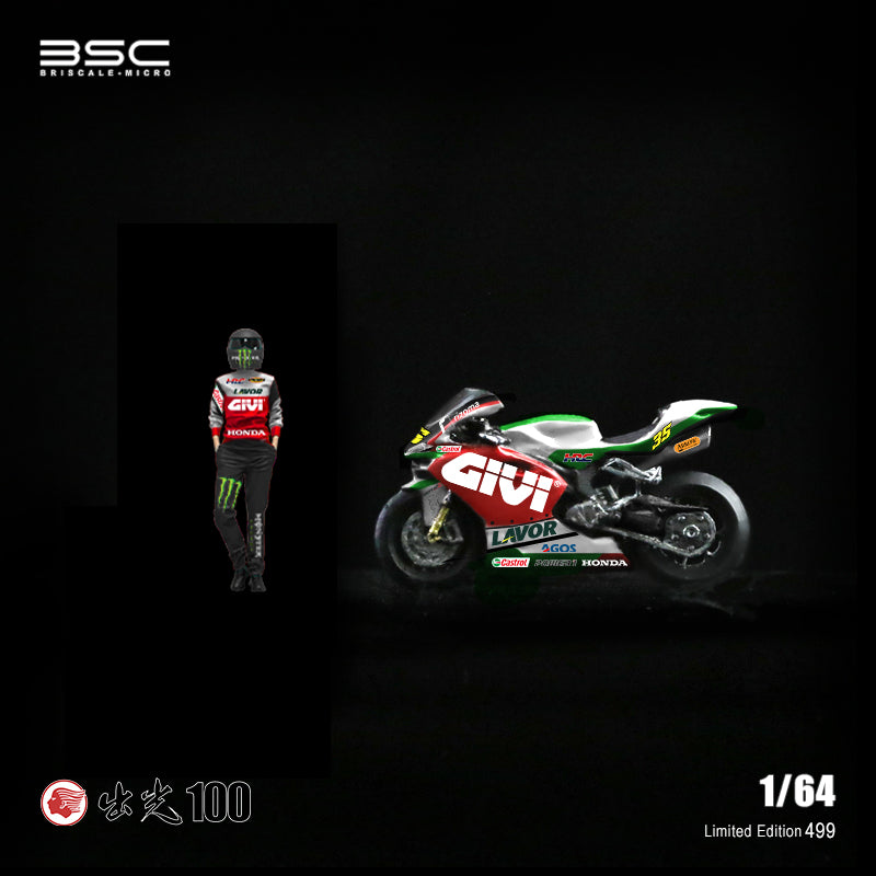 [Preorder] BSC 1:64 Castrol Motorcycle Doll Set