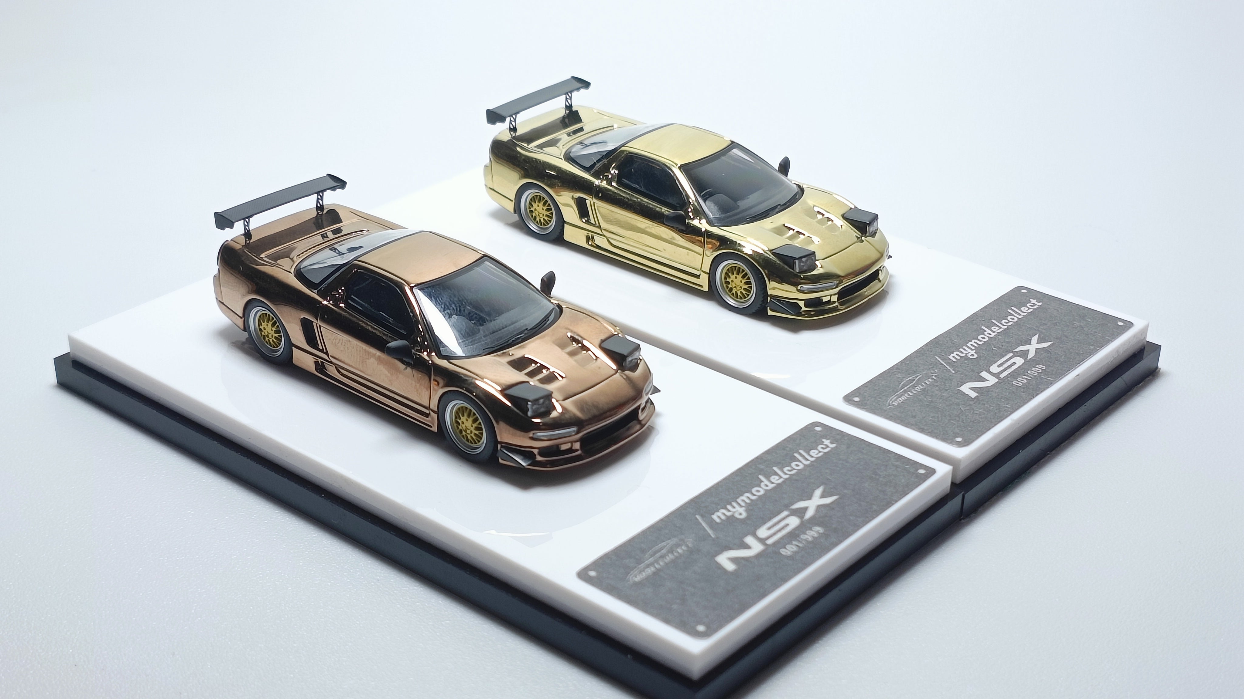 Model Collect 1:64 Honda NSX Na1 Chrome Gold (2 Colors) – Horizon