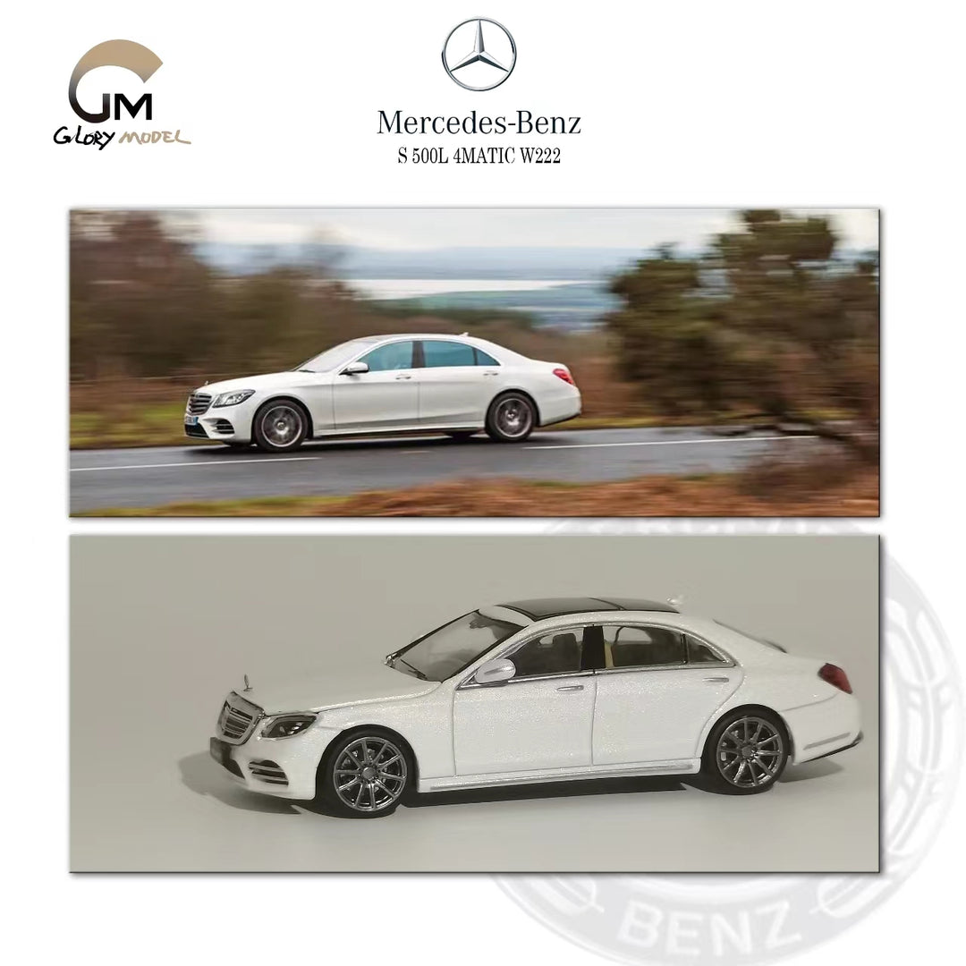 [Preorder] Glory Model 1:64 Mercedes-Benz S 500L W222 (2 Colors)