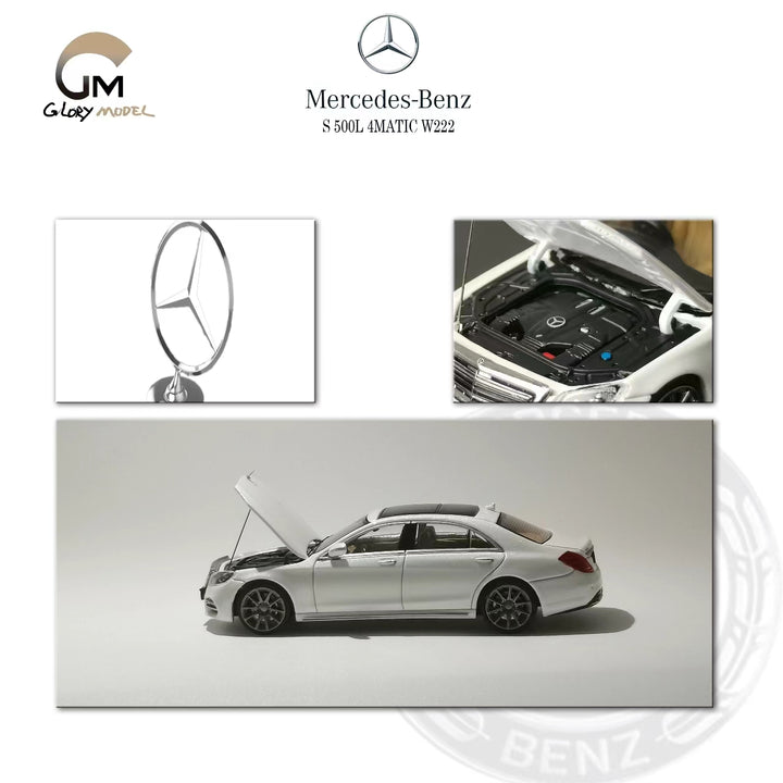 [Preorder] Glory Model 1:64 Mercedes-Benz S 500L W222 (2 Colors)