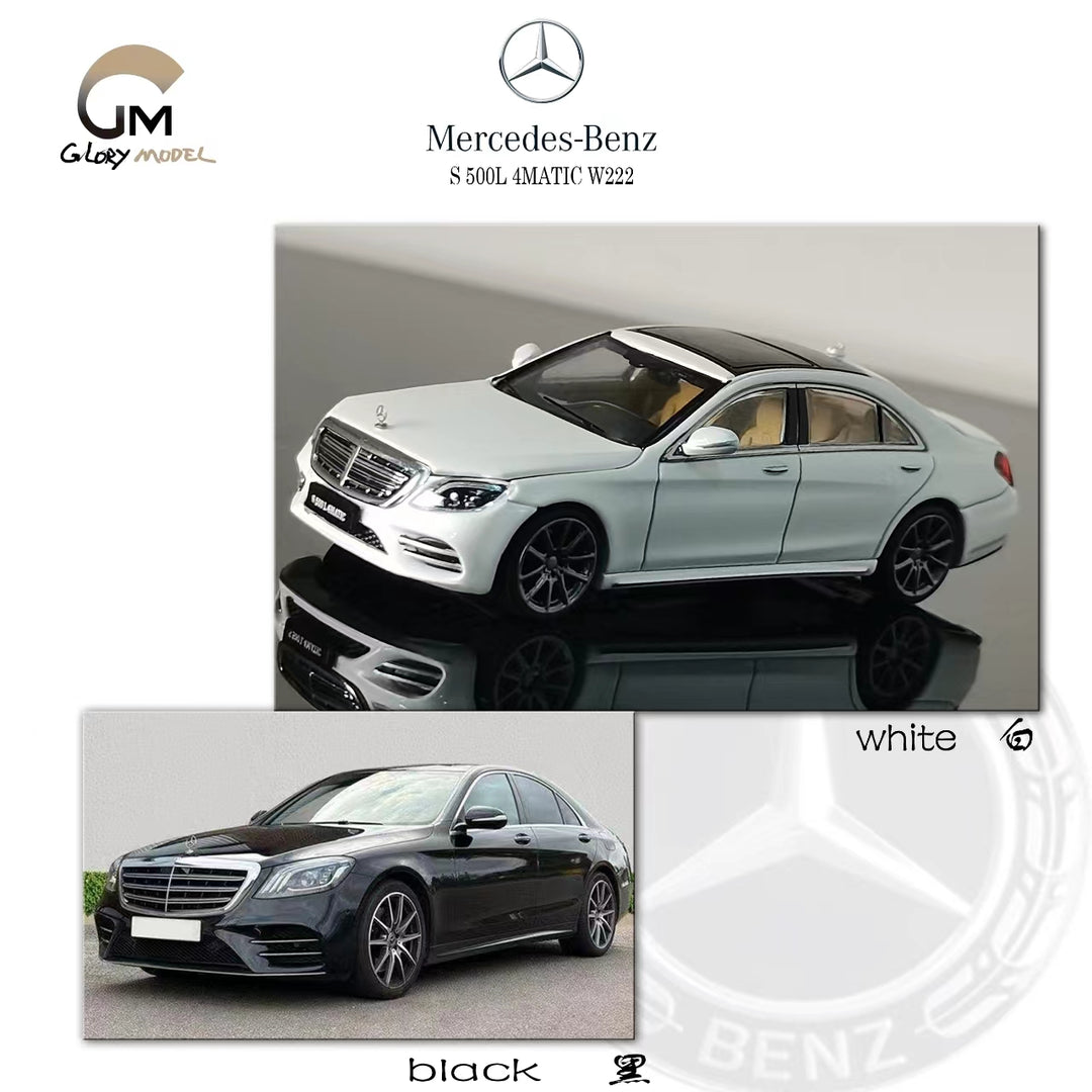 [Preorder] Glory Model 1:64 Mercedes-Benz S 500L W222 (2 Colors)