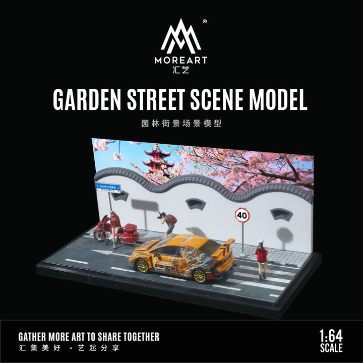 [Preorder] MoreArt 1/64 GARDEN STREET SCENE MODEL