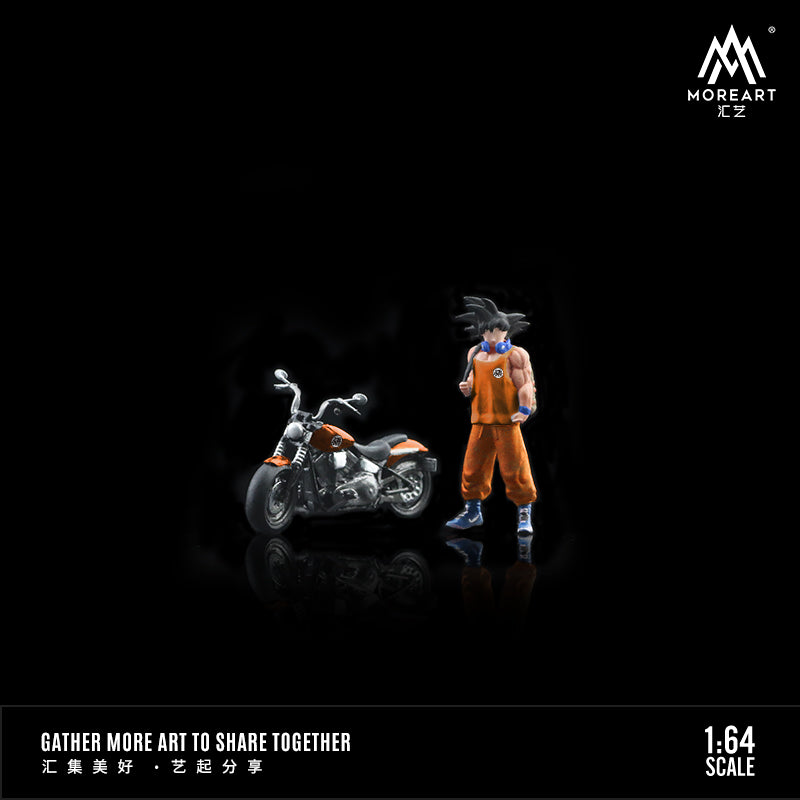 MoreArt 1:64 WUKONG MOTORCYCLE DOLL